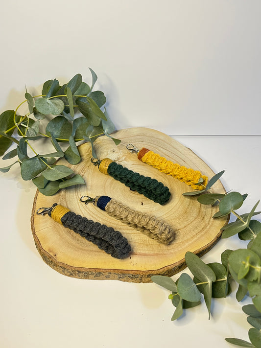 Macramé Braided Keychains