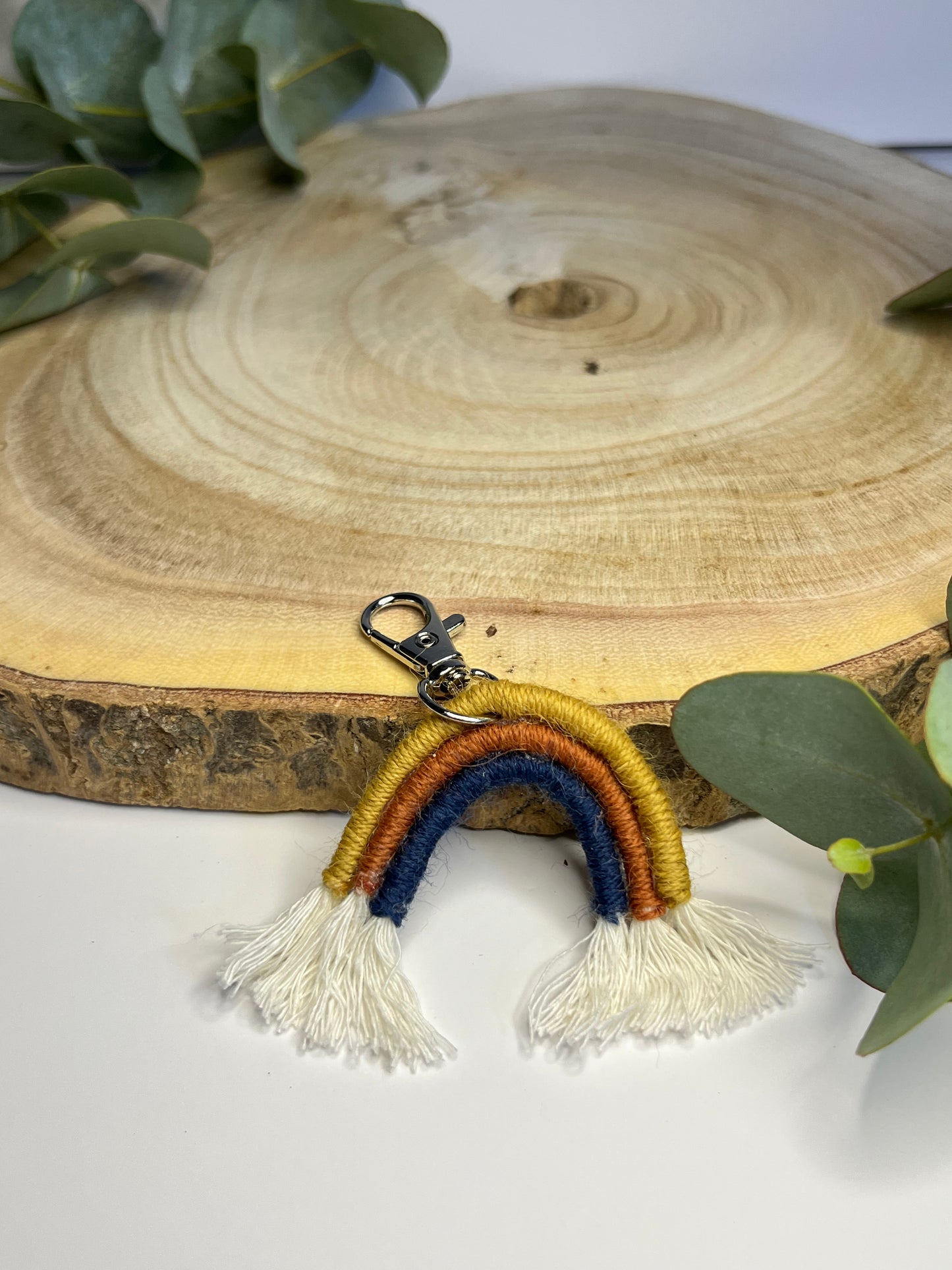 Mini Boho Macramé Keychain