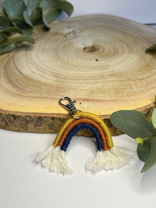 Mini Boho Macramé Keychain